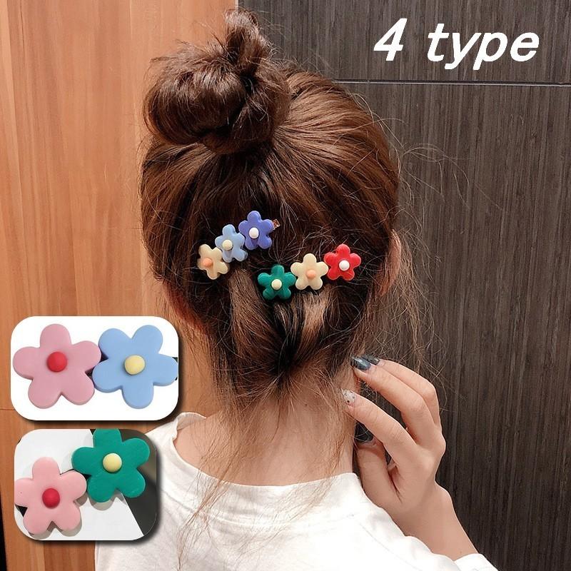 ヘアピン ヘアクリップ ヘアアクセサリー サイドクリップ 花 フラワー レディース 髪留め ファッション小物 雑貨 カラフル お出掛け おしゃれ 可愛  :zak-67001:おとりよせ.com - 通販 - Yahoo!ショッピング