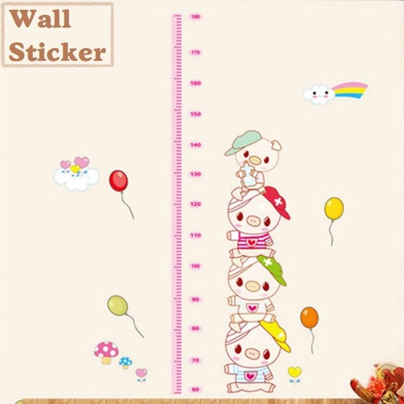 大好き ウォールステッカー 壁ステッカー 壁紙シール 窓シール シール式 ブタ 身長計 メジャー キノコ ハート インテリア雑貨 Diy 模様替え プチリフォ Babylonrooftop Com Au