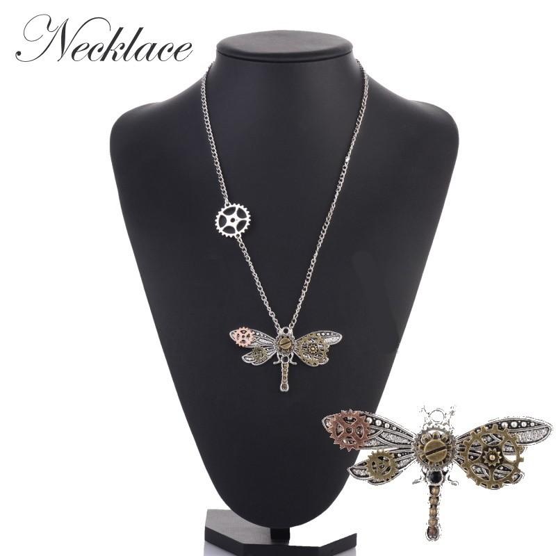 ネックレス レディース メンズ アクセサリー ファッション小物 ペンダント トンボ 昆虫 歯車 ギミック かっこいい クール おしゃれ ファッショナブ Zak 639 おとりよせ Com 通販 Yahoo ショッピング