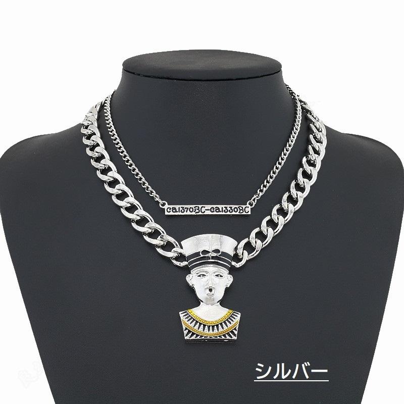 ネックレス ペンダント レディース メンズ 女性 男女兼用 アクセサリー 首輪 ファッション小物 チェーン 2連 鎖 エジプト ヘヴィメタル 年号入り Zak 674 おとりよせ Com 通販 Yahoo ショッピング