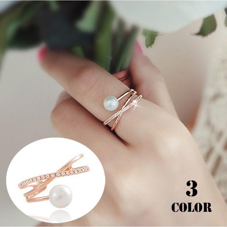 指輪 レディース リング パール キラキラ 可愛い オシャレ シンプル 結婚式 2次会 パーティー ガーリー カジュアル 大人女子 きれいめ ゴールド Zak 69373 おとりよせ Com 通販 Yahoo ショッピング