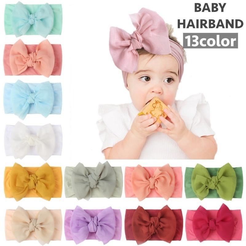 ヘアバンド ヘアターバン ベビー 赤ちゃん 新生児 子供用 女の子 ヘッドバンド ヘアアクセサリー リボン お洒落 かわいい シンプル カラバリ豊富 5 Off