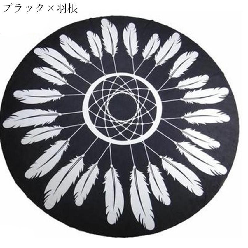 ビーチタオル ビーチマット ファッション雑貨 羽織り レジャーシート 敷物 ラウンド シフォン 孔雀 フラワー 花柄 華やか おしゃれ インスタ映え Zak おとりよせ Com 通販 Yahoo ショッピング