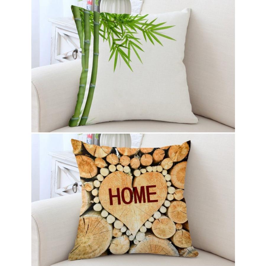 クッションカバー クッション用カバー 45 45cm 北欧風 カバーのみ プリント 幾何学模様 写真 フォト イラスト 冬景色 リアルプリント ジッパ Zak おとりよせ Com 通販 Yahoo ショッピング