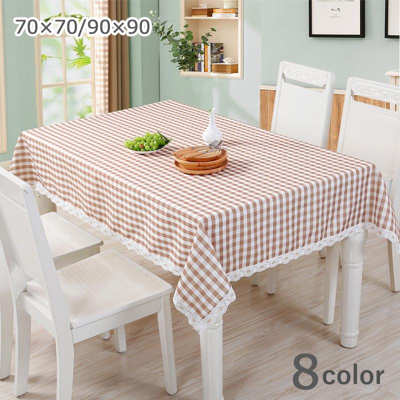 テーブルクロス テーブルマット テーブルカバー 70 70 90 90 食卓 カバー 正方形 プリント柄 リーフ柄 チェック柄 可愛い おしゃれ Zak おとりよせ Com 通販 Yahoo ショッピング