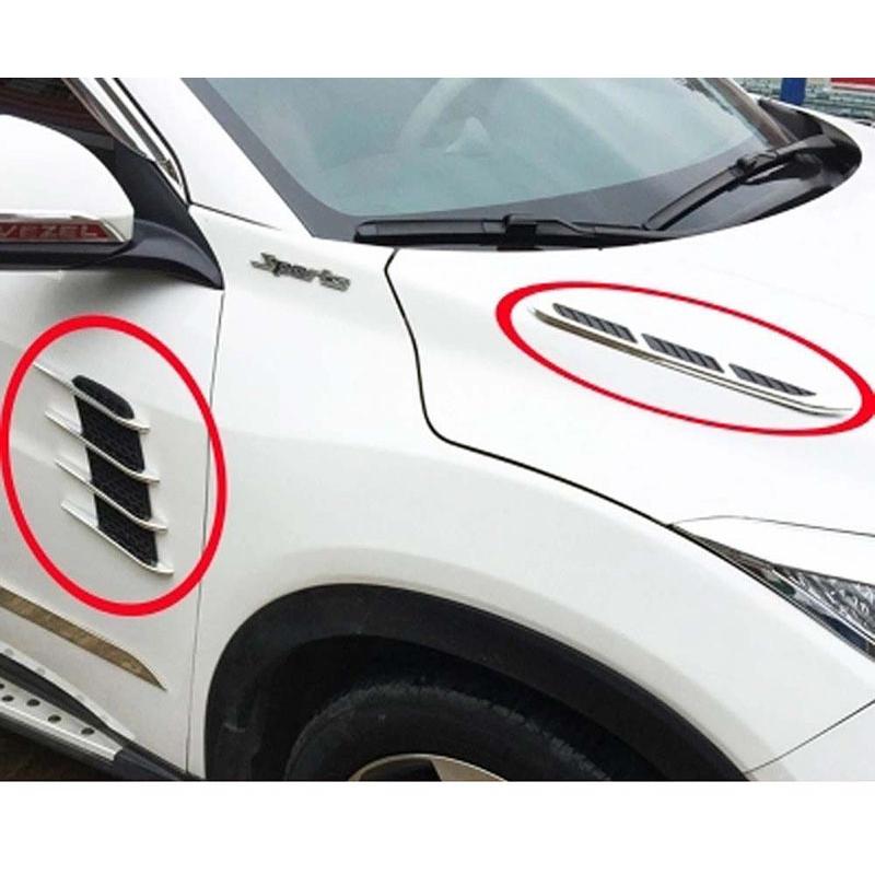 ダミーダクト フェンダーダクト 車用 カー用品 外装パーツ ドレスアップ 装飾 簡単貼るだけ 粘着テープ 両面テープ 高級感 ボディー装飾 退色防止 Zak おとりよせ Com 通販 Yahoo ショッピング
