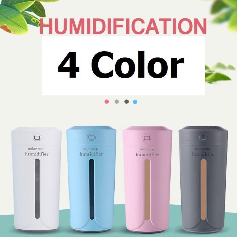 加湿器 Usb充電 コンパクト 小型 カップホルダー 車 車内 アロマディフューザー オフィス 会社 職場 卓上 おしゃれ ライト アロマ ピンク ブ Zak おとりよせ Com 通販 Yahoo ショッピング