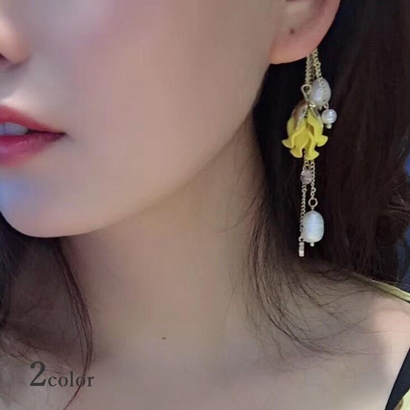 イヤーフック 片耳用 アクセサリー レディース 揺れる フラワー 花 ファッション小物 かわいい おしゃれ プレゼント ギフト Zak おとりよせ Com 通販 Yahoo ショッピング