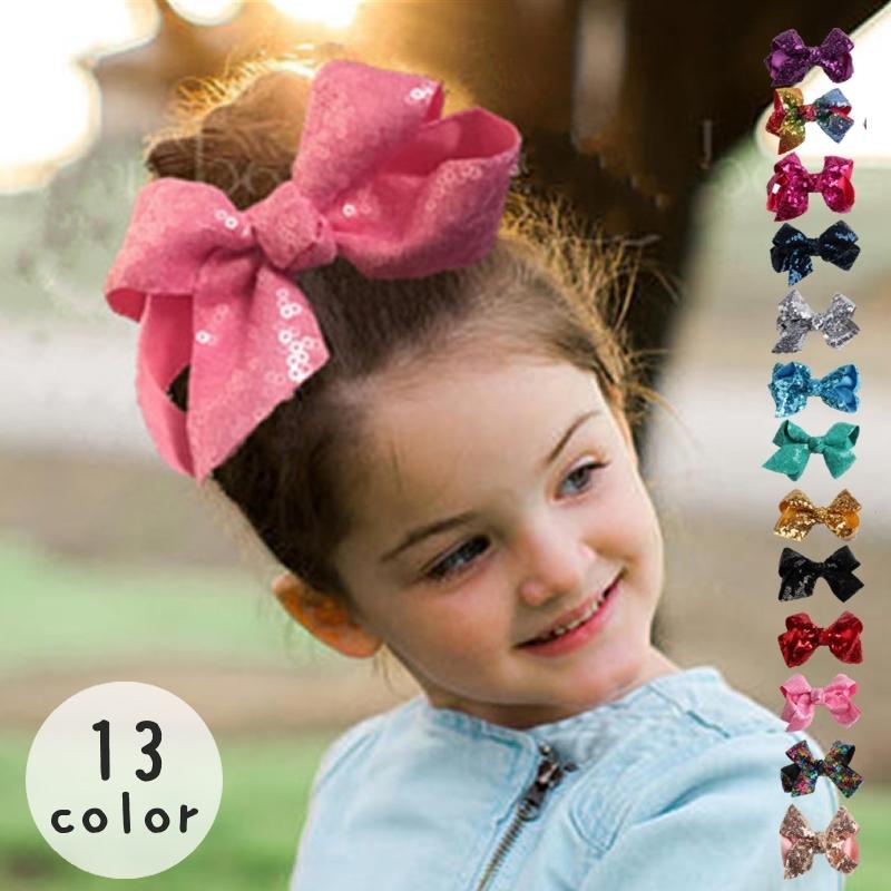 ヘアクリップ 髪留め リボン ヘアリボン ヘアアクセサリー キッズ 子供 女の子 スパンコール キラキラ かわいい おしゃれ Zak おとりよせ Com 通販 Yahoo ショッピング