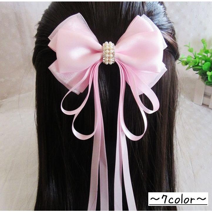 ヘアピン 髪飾り リボン ダブルリボン レディース フェイクパール ヘアアクセサリー 可愛い かわいい 女性 婦人 プレゼント 誕生日 お出かけ Zak おとりよせ Com 通販 Yahoo ショッピング