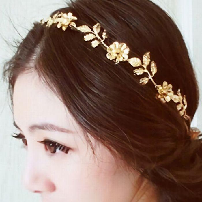 カチューム レディース ヘアアクセサリー ヘアバンド 花 フラワー リーフ 髪飾り おしゃれ ゴールド 可愛い かわいい 女性 贈り物 誕生日 記念日 Zak おとりよせ Com 通販 Yahoo ショッピング