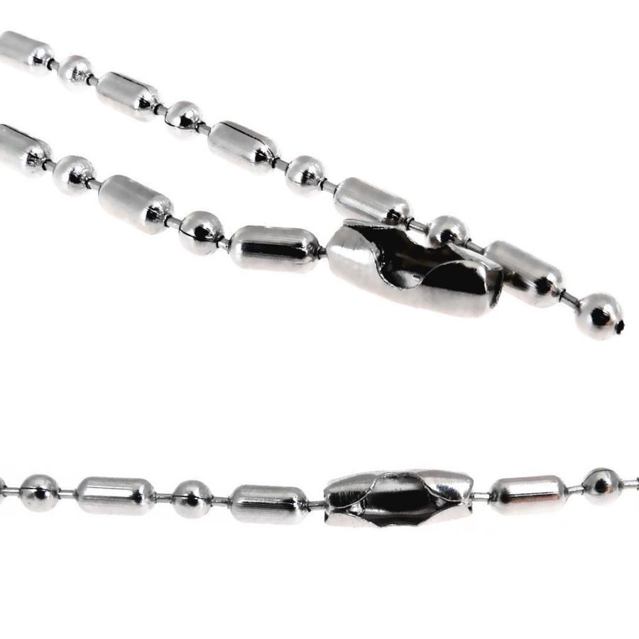 メンズ ボールチェーン ネックレス ネックレスチェーン ペンダント用 ドッグタグ用 シルバーカラー 認識票 ネームタグ Dog ドックタグ チ Zak 750 おとりよせ Com 通販 Yahoo ショッピング