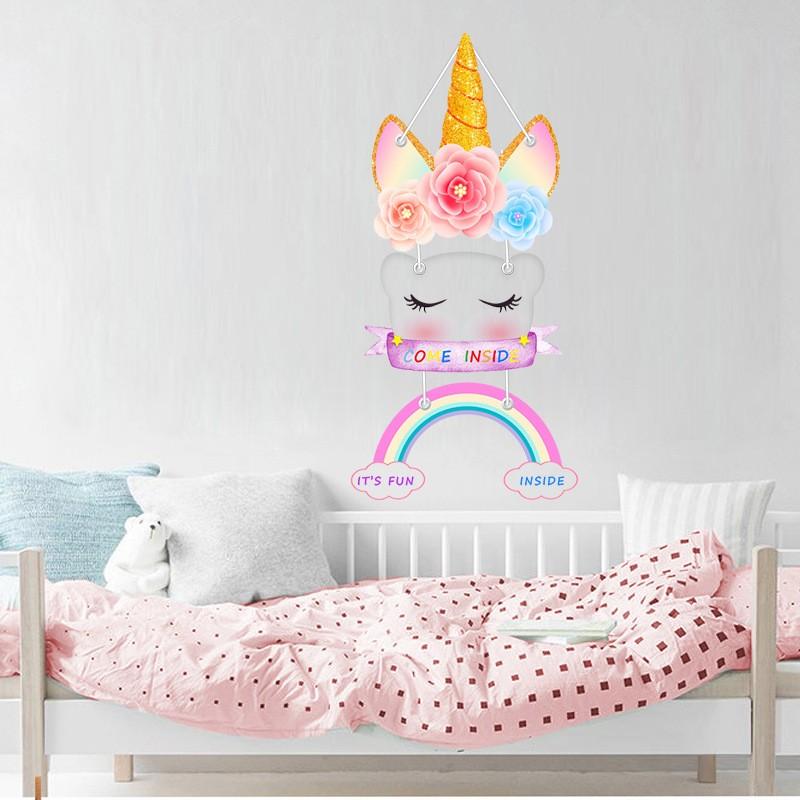 ウォールステッカー 壁紙シール ユニコーン メルヘン ファンシー かわいい 模様替え Diy ウォールデコレーション インテリア カラフル 子供部屋 Zak おとりよせ Com 通販 Yahoo ショッピング