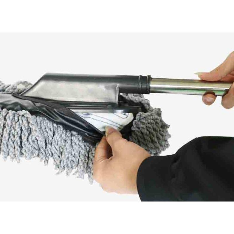 車用モップ 自動車 車 ホコリ取り ハンディタイプ 伸縮 モップ ブラシ カラ拭き ドア拭き 窓拭き 取り外し可能 滑り止めつき 掃除道具 清掃用品 Zak おとりよせ Com 通販 Yahoo ショッピング