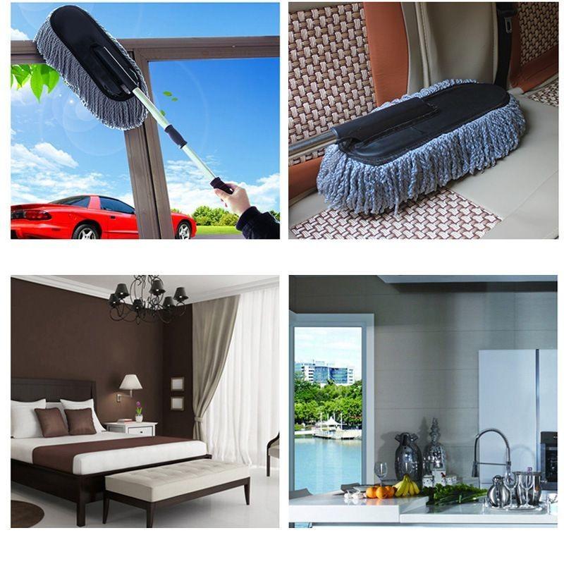 車用モップ 自動車 車 ホコリ取り ハンディタイプ 伸縮 モップ ブラシ カラ拭き ドア拭き 窓拭き 取り外し可能 滑り止めつき 掃除道具 清掃用品 Zak おとりよせ Com 通販 Yahoo ショッピング