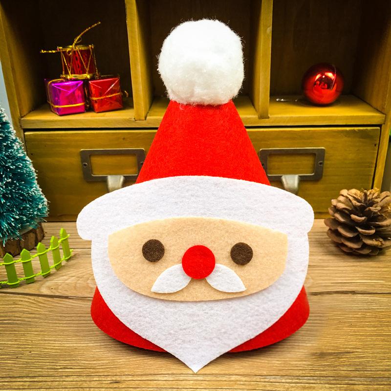 手作りキット 手芸セット クリスマス 帽子 パーティ トナカイ サンタ サンタクロース 雪ダルマ ツリー ハンドメイド フエルト フェルト プレゼント Zak おとりよせ Com 通販 Yahoo ショッピング
