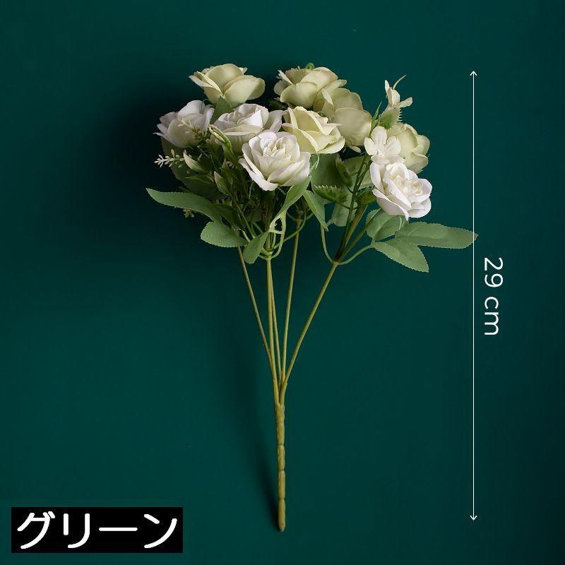 造花 インテリア 花 バラ 薔薇 フラワー 花飾り ブーケ コサージュ リビング ガーデニング アートフラワー 寝室 装飾 飾り ギフト 誕生日 パー｜mignonlindo｜08