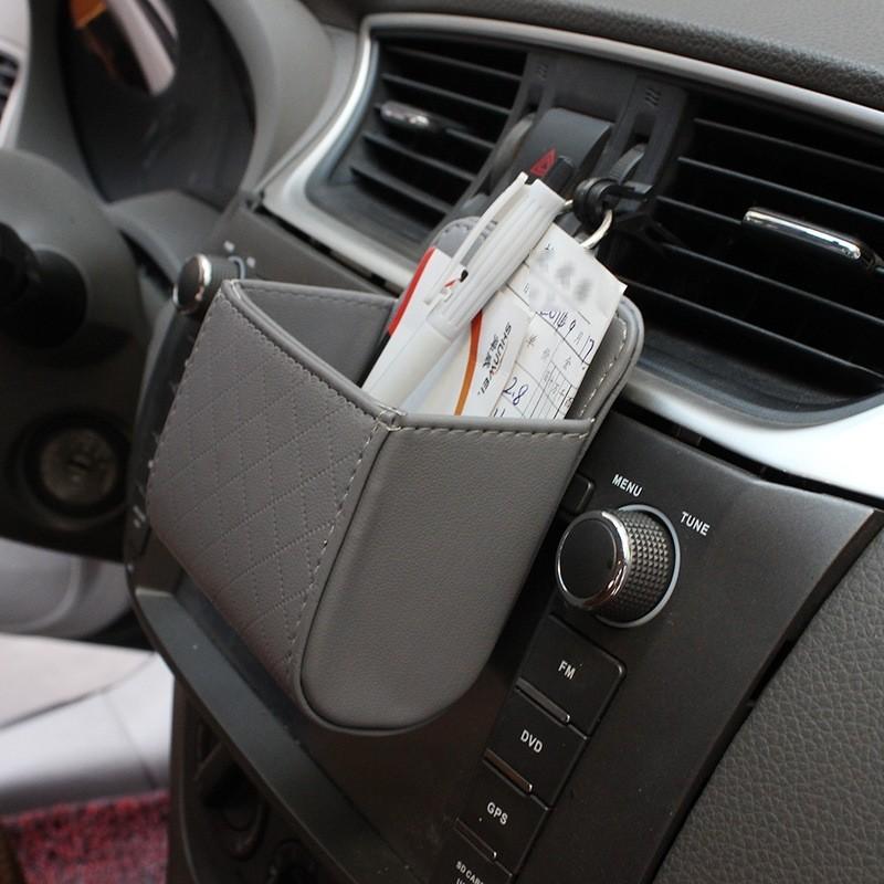 車用スマホホルダー 携帯ホルダー 車用 カーアクセサリー カー用品 おしゃれ かっこいい 大人 収納 Pu ブラック グレー Zak 715 おとりよせ Com 通販 Yahoo ショッピング