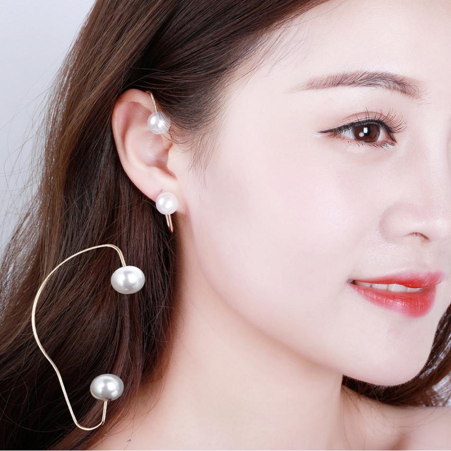 イヤーカフ イヤーフック レディース アクセサリー ファッション小物 片耳用 フェイクパール おしゃれ 上品 かわいい きれいめ お出かけ デート フ Zak おとりよせ Com 通販 Yahoo ショッピング