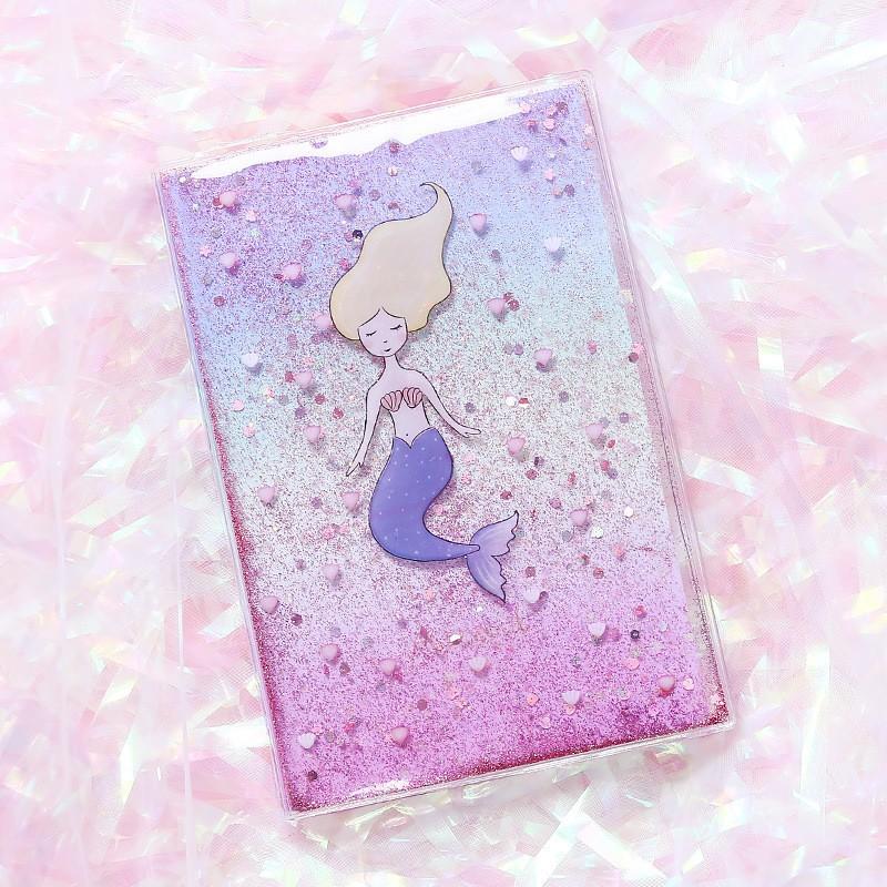 手帳 雑貨 ステーショナリー 文房具 ノート 日記 スケジュール イラスト ラメ キラキラ かわいい おしゃれ 人魚 クジラ Zak おとりよせ Com 通販 Yahoo ショッピング