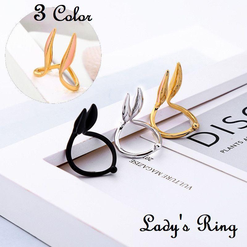 指輪 リング ウサギ ラビット 耳 ウサギの耳 しっぽ レディース アクセサリー かわいい おしゃれ ゴールドカラー シルバーカラー ブラック Zak おとりよせ Com 通販 Yahoo ショッピング