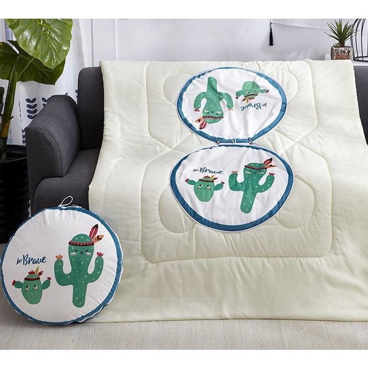 クッション キルトケット 2way 毛布 ブランケット ファスナー かわいい 枕 座布団 お昼寝 寝具 動物 イラスト アニマル Zak 009 おとりよせ Com 通販 Yahoo ショッピング