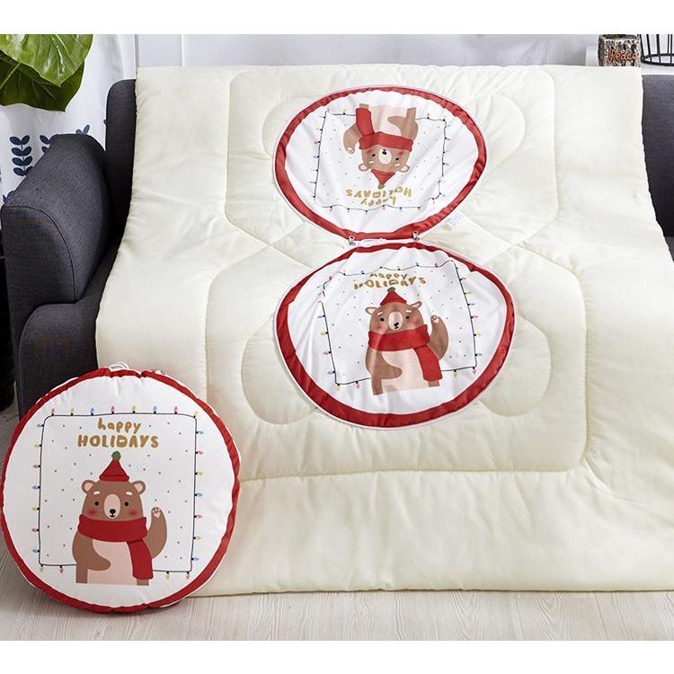 クッション キルトケット 2way 毛布 ブランケット ファスナー かわいい 枕 座布団 お昼寝 寝具 動物 イラスト アニマル Zak 009 おとりよせ Com 通販 Yahoo ショッピング