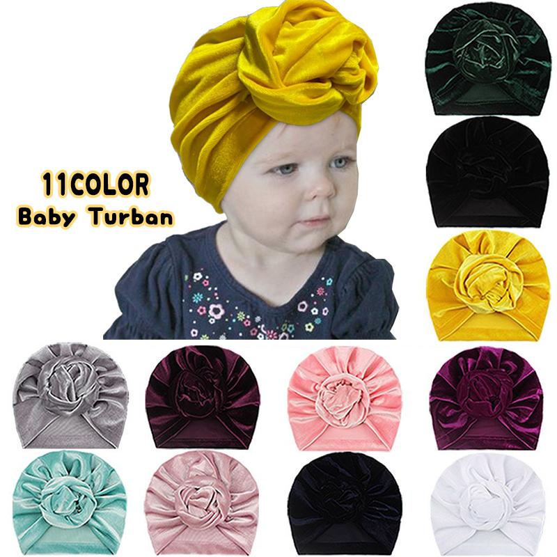ターバン ヘアバンド 帽子 ふるさと割 キャップ ベイビー 赤ちゃん 子供用 女の子 男の子 可愛い お洒落 ベロア カジュアル 無地 プレゼン ねじり シンプル