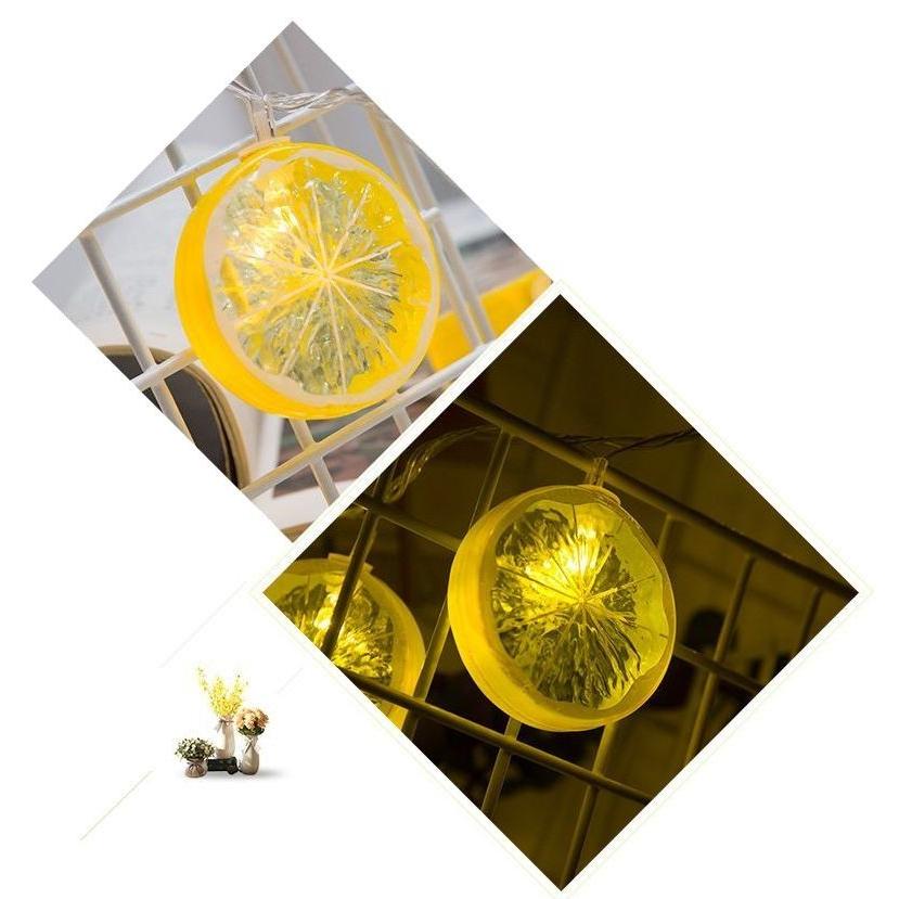 イルミネーションライト Ledライト Usbタイプ 電池式 ハロウィン クリスマス 輪切りレモン 檸檬モチーフ 5m 50球 デコレーション 飾り付け Zak 1 おとりよせ Com 通販 Yahoo ショッピング