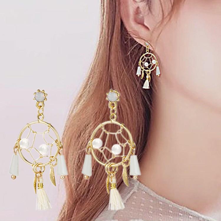 ピアス ドリームキャッチャー フェイクパール タッセル おしゃれ かわいい レディース 女性用 アクセサリー プレゼント ギフト Zak おとりよせ Com 通販 Yahoo ショッピング