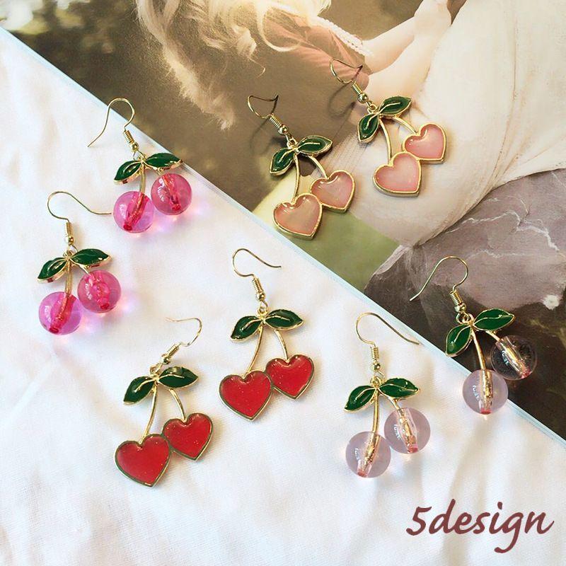 ピアス フックピアス レディース アクセサリー ファッションアイテム さくらんぼ チェリー ハート 透明感 フルーツ 果物 かわいい おしゃれ Zak おとりよせ Com 通販 Yahoo ショッピング