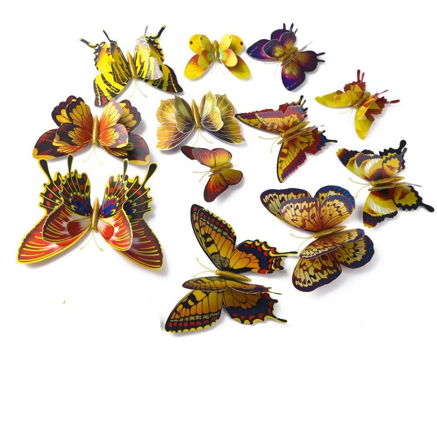 3d 立体 蝶 ウォールステッカー 壁紙シール バタフライ チョウ ちょうちょう ルームデコレーション ウォールデコレーション 壁面装飾 壁装飾 飾り Zak おとりよせ Com 通販 Yahoo ショッピング