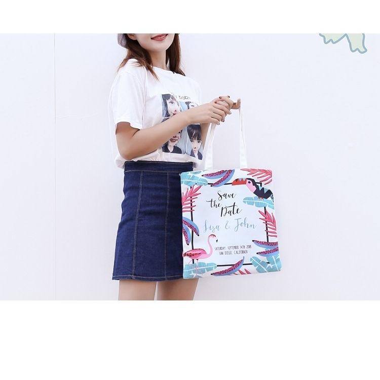 トートバッグ ショルダーバッグ バッグ 鞄 肩掛け 布製 ファスナー ジッパー 大きい 大容量 イラスト かわいい 可愛い おしゃれ 最安値