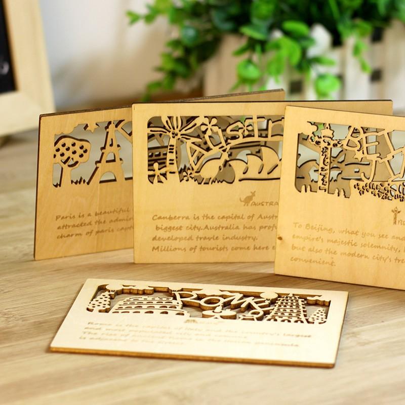 ポストカード はがき 2個セット 木製 雑貨 メッセージカード プレゼント お祝い おしゃれ ギフト シンプル Zak 2 おとりよせ Com 通販 Yahoo ショッピング