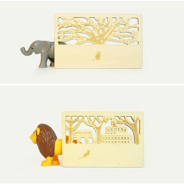 ポストカード はがき 2個セット 木製 雑貨 メッセージカード プレゼント お祝い おしゃれ ギフト シンプル Zak 2 おとりよせ Com 通販 Yahoo ショッピング