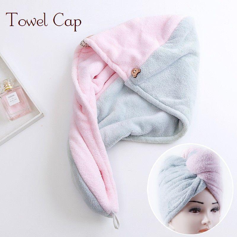 タオルキャップ ヘアキャップ バス用品 厚手 バイカラー シンプル 吸水 お風呂 プール スイミング ドライタオル 髪 頭 包む バスグッズ Zak 314 おとりよせ Com 通販 Yahoo ショッピング