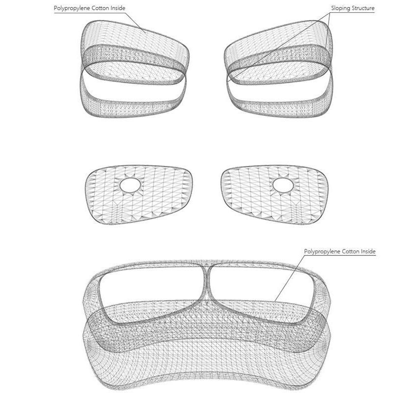 ヘッドレストクッション ネックピロー 車用枕 首枕 クッション 雑貨 睡眠 快適 無地 シンプル 長旅｜mignonlindo｜04