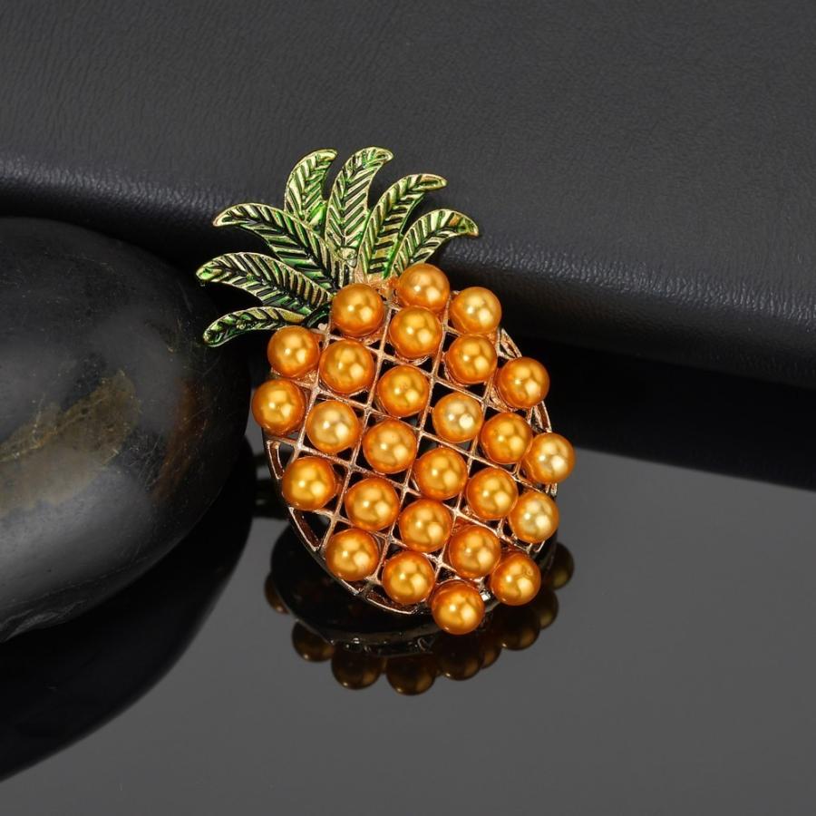 ブローチ アクセサリー レディース キラキラ パイナップル 果物 フルーツ 可愛い おしゃれ 大人女子 上品 エレガント ギフト プレゼント Zak 854 おとりよせ Com 通販 Yahoo ショッピング
