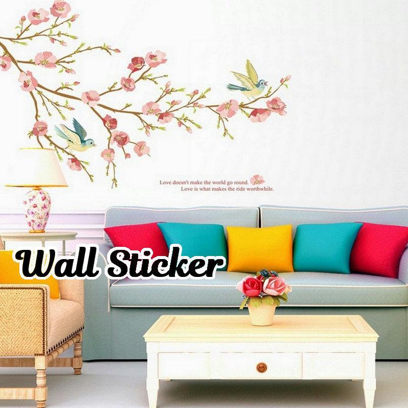 激安大特価 ウォールステッカー 寝室 子供部屋 かわいい おしゃれ ウォールデコレーション ルームデコレーション スプリング 春 鳥 フラワー 木 花 壁紙シール ウォールステッカー カラー Www Projectcorfu Com