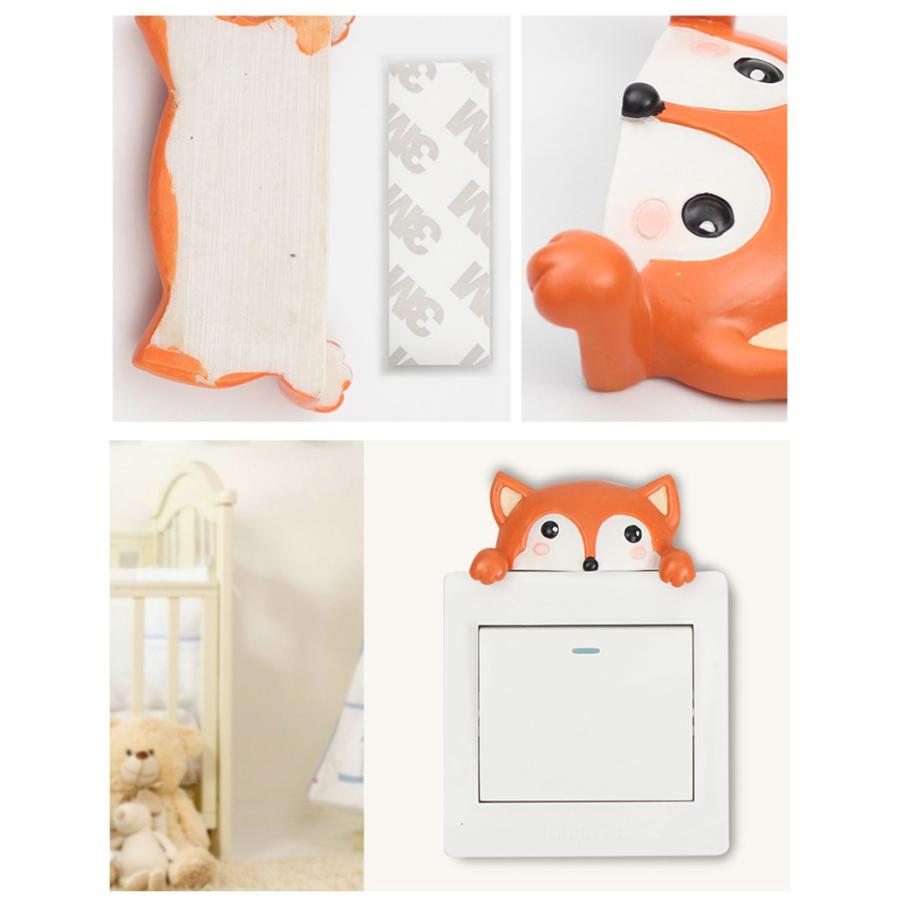スイッチステッカー ウォールステッカー コンセント 壁スイッチ 壁シール アニマル 動物 3dステッカー 3dアート 立体 スイッチ スイッチシール Zak おとりよせ Com 通販 Yahoo ショッピング