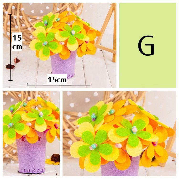 手作りキット ハンドメイド Diyキット フェルト クラフト 花 フラワー ブーケ カーネーション 水仙 ひまわり 向日葵 鉢 飾り フラワーポット Zak おとりよせ Com 通販 Yahoo ショッピング