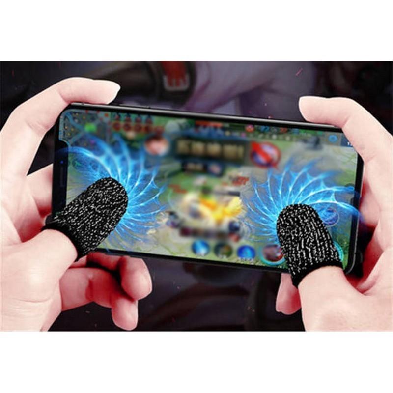 新製品情報も満載 指サック 荒野行動 高感度 薄手 通気性 指紋防止 防滑 防汗 手汗対策 指カバー 操作性アップ スマホゲーム スマホ操作 ゲーム 3ペア 6個セット その他周辺機器 カラー ブラック Www We Job Com