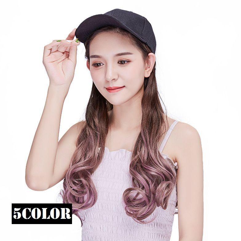 ウィッグ かつら フルウィッグ ロング 帽子つき キャップつき 帽子一体型 イメチェン パーマ ウェーブ レディース 女性 婦人 おしゃれ かわいい 新品即決