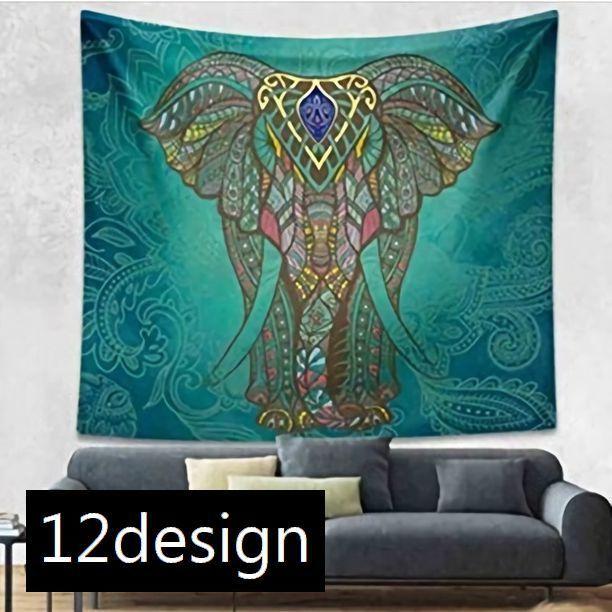 買収 マルチカバー タペストリー 大判 スクエア 長方形 210x148cm ファブリック ラグ 敷物 テーブルクロス マット おしゃれ エスニック