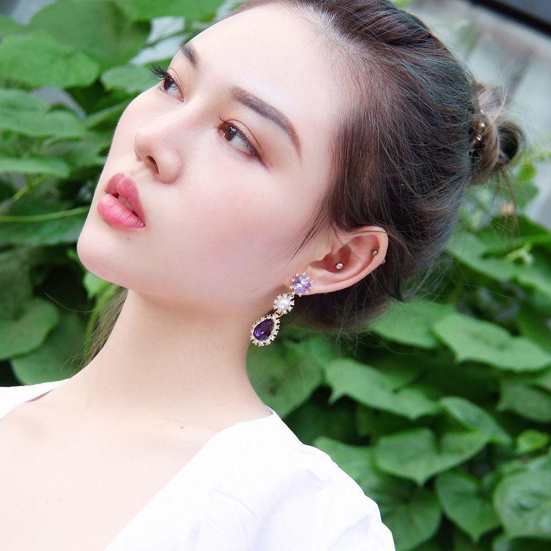 ピアス イヤリング 大きめデザイン 対 レディース 女性用 アクセサリー アクセ ハート 雫 しずく ビジュー 雫型ビジュー ラインストーン フェイク Zak おとりよせ Com 通販 Yahoo ショッピング