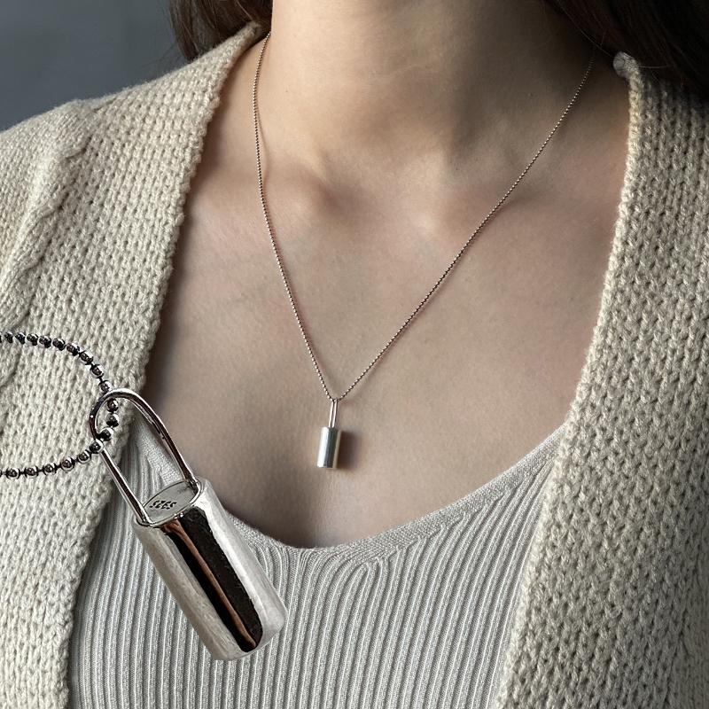 ネックレス シルバー925 アクセサリー レディース 女性 婦人 ファッション小物 南京錠 シンプル おしゃれ ギフト プレゼント Zak おとりよせ Com 通販 Yahoo ショッピング