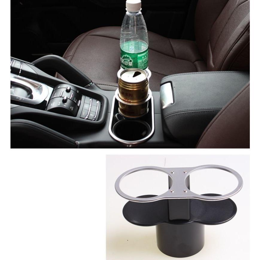ドリンクホルダー ドリンク ホルダー 飲み物置き 灰皿置き 2穴 置くだけ 簡単 カー用品 車用品 車内用 車内用ドリンクホルダー Zak おとりよせ Com 通販 Yahoo ショッピング