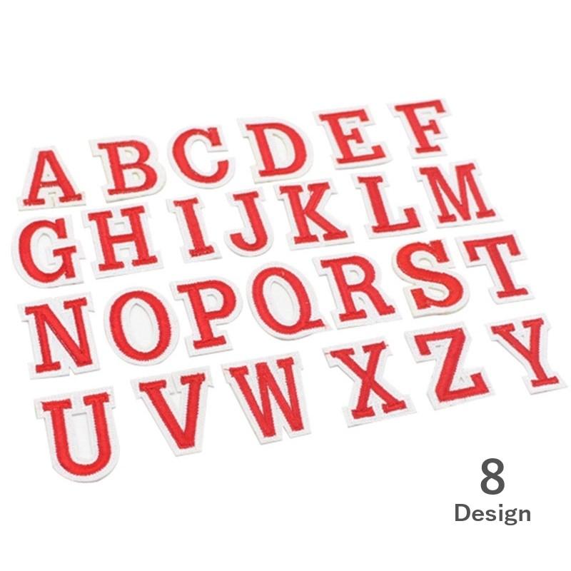 アルファベットワッペン アップリケ ハンドメイド 手芸用品 パーツ 装飾 文字 ローマ字 名前入れ ワッペン Zak おとりよせ Com 通販 Yahoo ショッピング