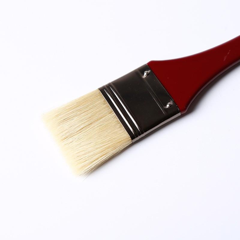 画筆 ハケ ブラシ 筆 絵筆 平筆 水彩画 油絵 アクリル絵具 塗装 小物 Diy 刷毛 画材 美術 スケッチ ペイント 図工 シンプル レッド 1号 Zak 981 おとりよせ Com 通販 Yahoo ショッピング