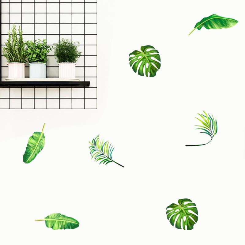 ウォールステッカー 壁紙シール 葉 緑 自然 爽やか シンプル 面白い 書斎 リビング 寝室 ベッドルーム キッチン 模様替え パーティ イベント イ Zak 997 おとりよせ Com 通販 Yahoo ショッピング